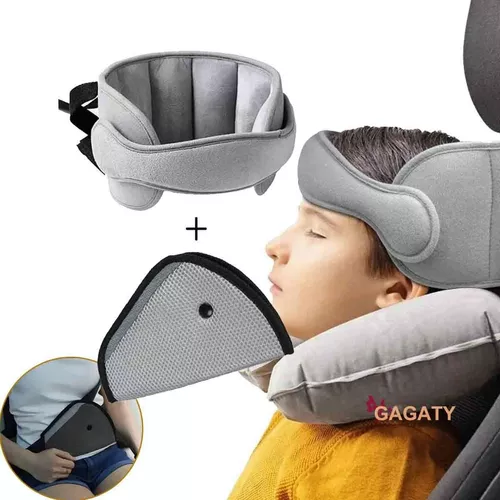  Jcsportline - Almohada para cinturón de seguridad, 2 unidades,  universal, para coche, cinturón de seguridad, protector suave, almohadilla  para hombro, reposacabezas, apoyo para el cuello, para niños y adultos,  Rosado/Azul 