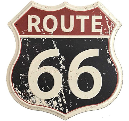 Sudagen Route 66 Signs Vintage Road Signs High Way Metal Tin