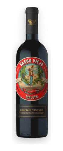 Vasco Viejo Vino Tinto Edición Vintage Malbec 750ml Mendoza