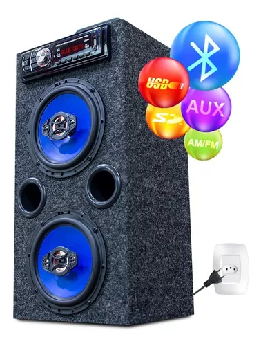 Caixa Bob Residencial Ativa 12 Polegadas 800w Bt/usb/aux/fm em Promoção na  Americanas