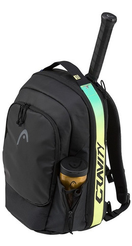 Mochila Raqueteira Para Tenis Tennis Head Gravity R-pet - 2r Cor Preto