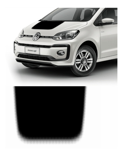 Faixa Adesivo Para Capô Volkswagen Up Up! Preto Degrade 010