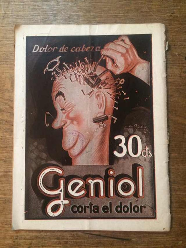 Publicidad De Geniol Original Contratapa De Revista