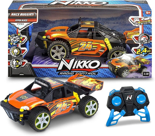 Auto Radio Control Turbo Panther Nikko Race Buggies 10042 Color Negro