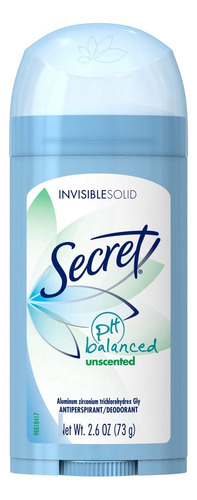 Secret Original Unscented - Antitranspirante Y Desodorante .