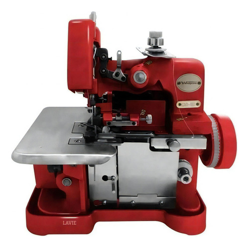 Máquina Costura Semi Industrial Westpress Gn1 Vermelha 110v