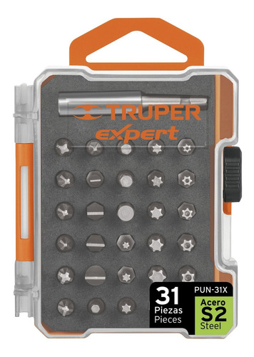 Set Juego Puntas Atornillador Taladro 31 Piezas Truper
