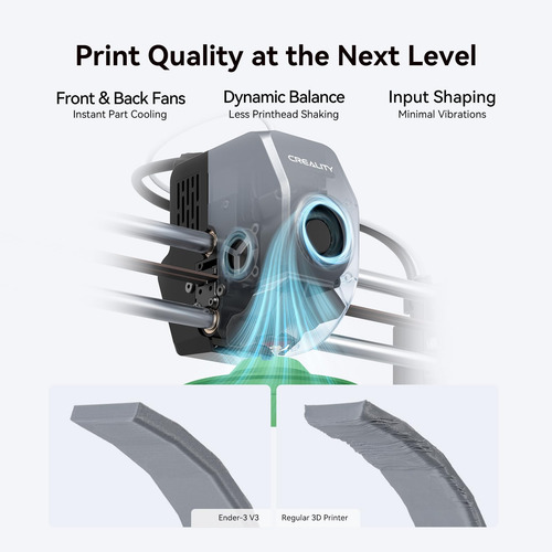 Creality Ender 3 V3 Impresora 3d 2166 Mm/s Autonivelación Mm