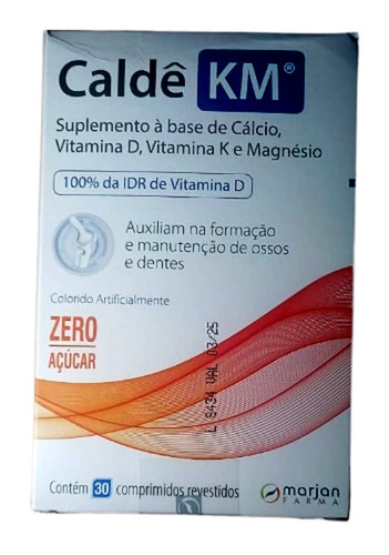 Calde Km C/30 Comprimidos Sabor Sem Sabor