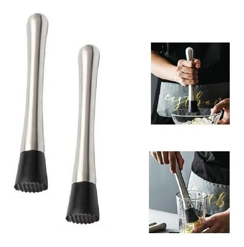 Mortero De Bar Muddler Coctel Kit Bartender Set Cocteleria 