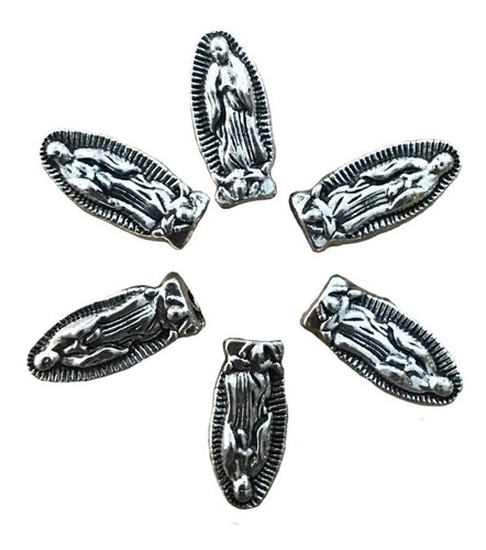 Separador Virgen De Guadalupe Niquelada , 50 Pzas , 49 Grs