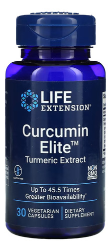 Life Extension Curcumin Elite Extracto De Cúrcuma 30cáps Sfn