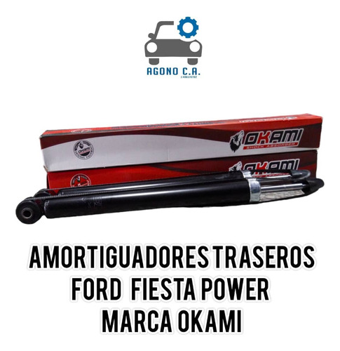Amortiguadores Traseros Ford Fiesta Power - Max - Move