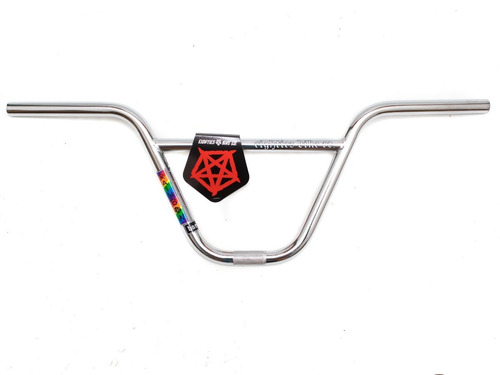 Manubrio Eighties Rainbow Full Cromo Cromado 9 Linea Pro Bmx