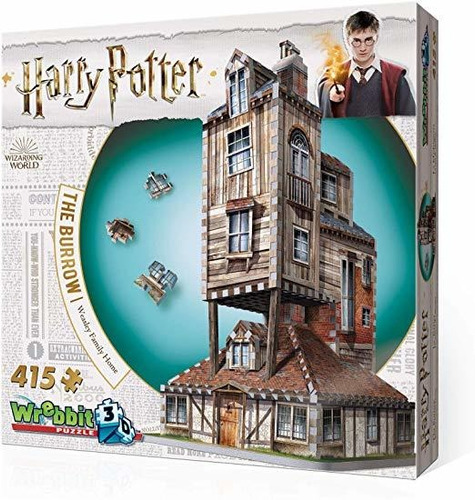 Wrebbit 3d - Harry Potter La Madriguera Weasley Casa 3d Romp