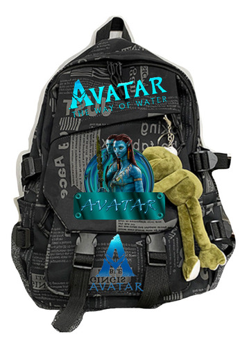 Mochila Escolar Con Diseño De Anime Avatar 2 De Foreign Trad