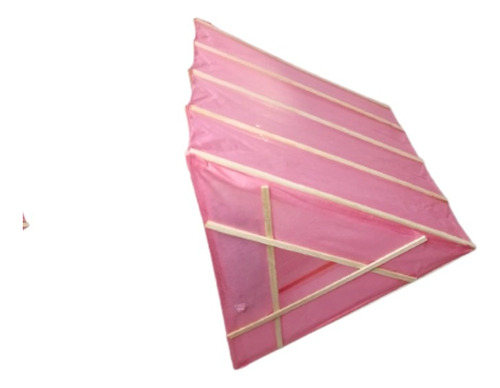 Set X10 Lampara China Papel Arroz Triangular Colores 30cm