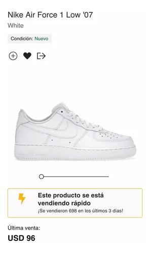 Air force 1 white 8.5 hot sale