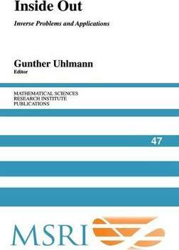 Libro Inside Out : Inverse Problems And Applications - Gu...