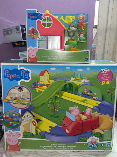 Peppa Pig,peppa En La Ciudad, Y La Cabaña De Jardín De Peppa