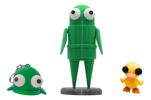 Repo R.e.p.o Figura Articulada Verde + Regalo Pato