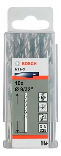 Bosch Broca Metal Hss-g X10u 7.1mm 9/32 
