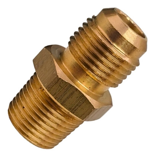 União Adaptador 3/8 Npt X 3/8 Sae Latão