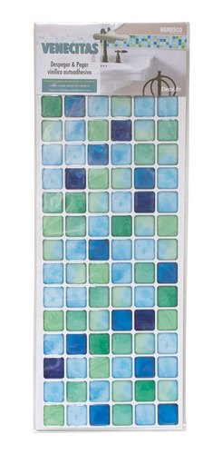 Imagen 4 de 4 de Venecitas Autoadhesivas Pvc Relieve Muresco Ceramico Tira Color Clasica