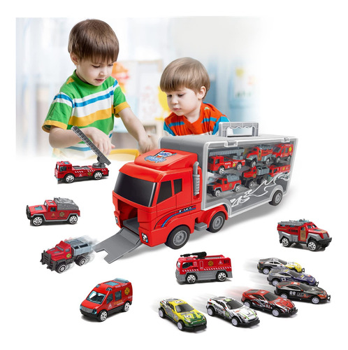 Ruomoxi Y Toy Car Kit, W/ Transport Truck