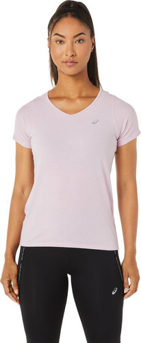 2012a981.702 Asics Camiseta Manga Corta Mujer V-neck Short S