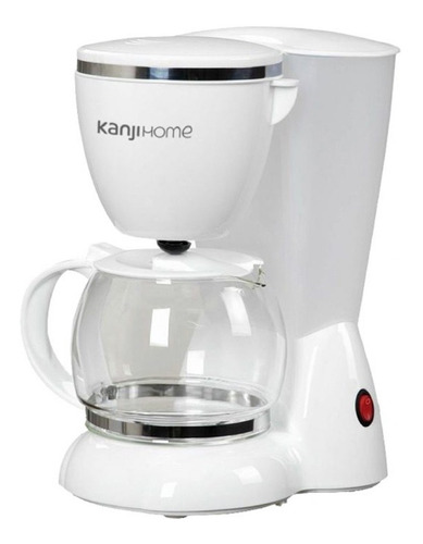 Cafetera Kanji KJH-CMF0800S01 semi automática blanca de filtro 220V