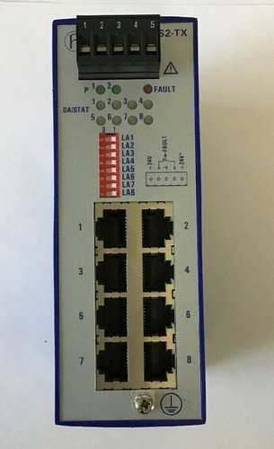 Hirschmann Rs2-tx Rail Switch 24vdc 0,3a  8 Port  Jjm