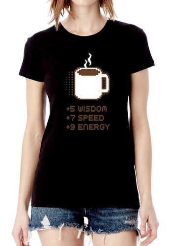 Imagem 1 de 1 de Camiseta Algodão Café Coffee Power
