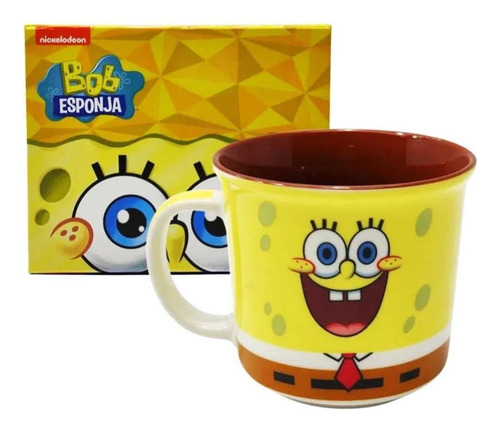 Caneca Tom Bob Esponja 350ml Zona Criativa