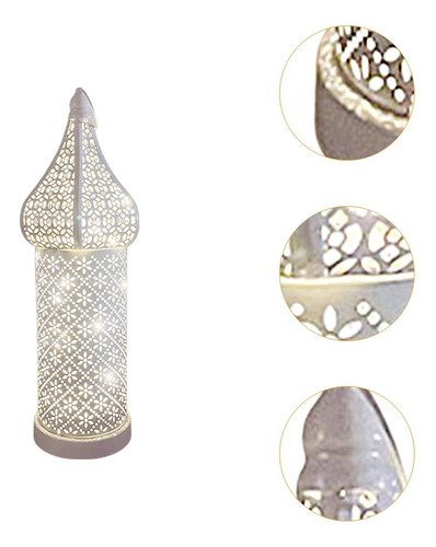 Linterna Colgante De Hierro Led Luz De Hada De Hada Retro M