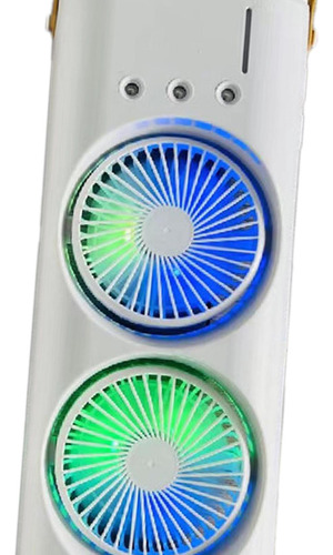 Ventilador De Escritorio Portátil 2 Ventiladores Ligeros De