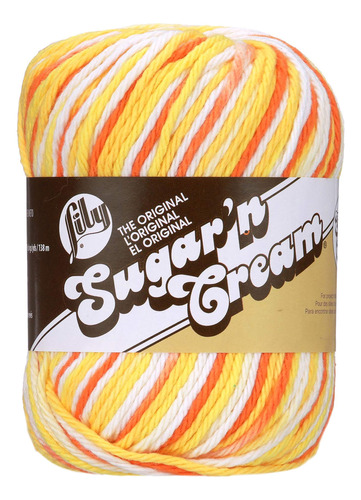 Sugar&#39;n Cream Super Size Ombres Hilo, 3 Oz, Creamsi...