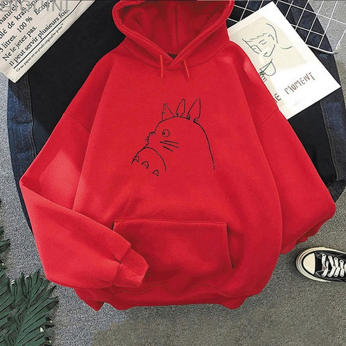 Anime Japonés Kawaii Totoro Sudadera Con Capucha Gráfica