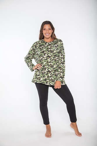 Imagen 8 de 8 de Pijama De Mujer Invierno Combinado Art 578