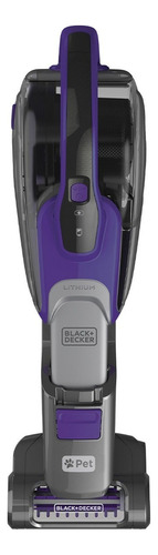 Aspiradora inalámbrica De mano Black+Decker HHVJ315JDP27-B3  gris y violeta 220V 50Hz