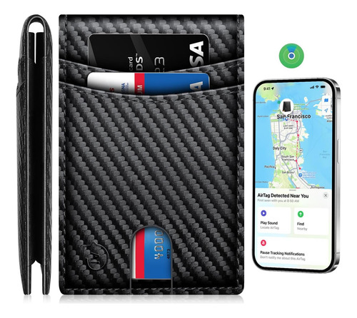 Cartera Inteligente Para Hombres Work For Find My (solo Ios)