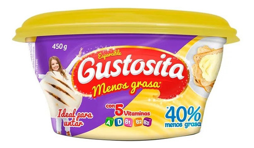 Mantequilla Margarina Gustosita Esparcible X 450 G