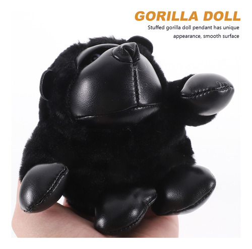 Bolsa Pequena Com Pingente De Gorila, Chaveiro Com Decoração