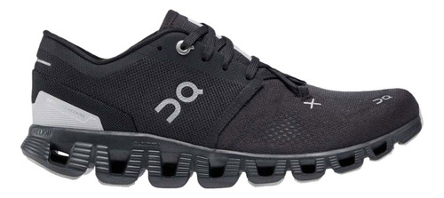 Tenis On Cloud On Running X 3 Negro Con Gris 60.98705