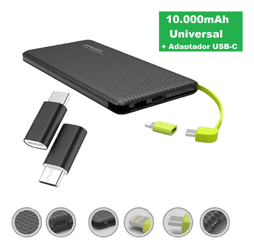 Powerbank 10000mah Celular Compatível Com iPhone 11 Pro Max