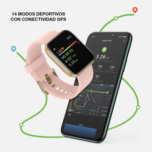 Reloj Inteligente Smartwatch Estilo De Vida Y Fitness Iw1