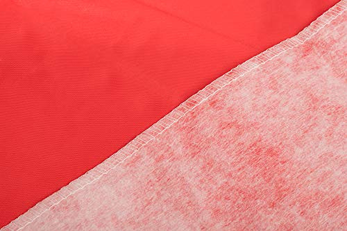 Mantel De Vinilo Rojo - 54pulgx70puLG - Rectangular -