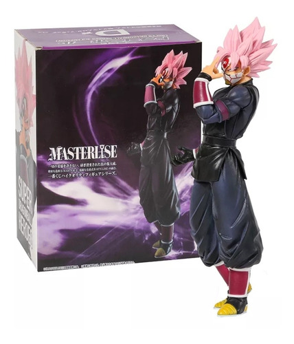 Dragon Ball Z Goku Saiyan Black Rose Máscara Figura En Caja 