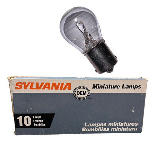 Bombillo 1 Contacto 1073 Blanco 12v Sylvania Importado