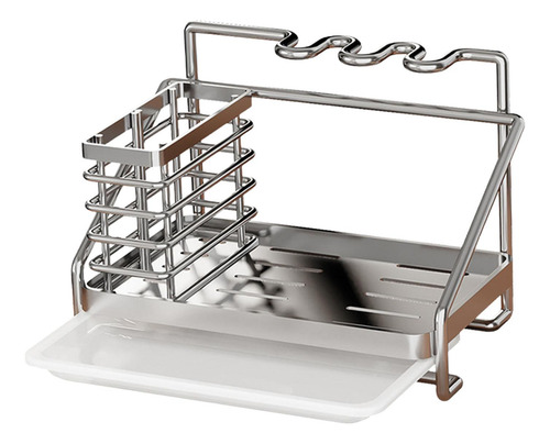 Soporte De Esponja Para Fregadero De Cocina, Escurridor